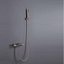 Grifo ducha termostatico Line gris mate con champagne de Imex